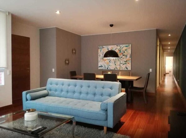 Apartment, 3 Bedrooms | Living area | Flat-screen TV - Miraflores Luxury Apartments - Grau (Lima)