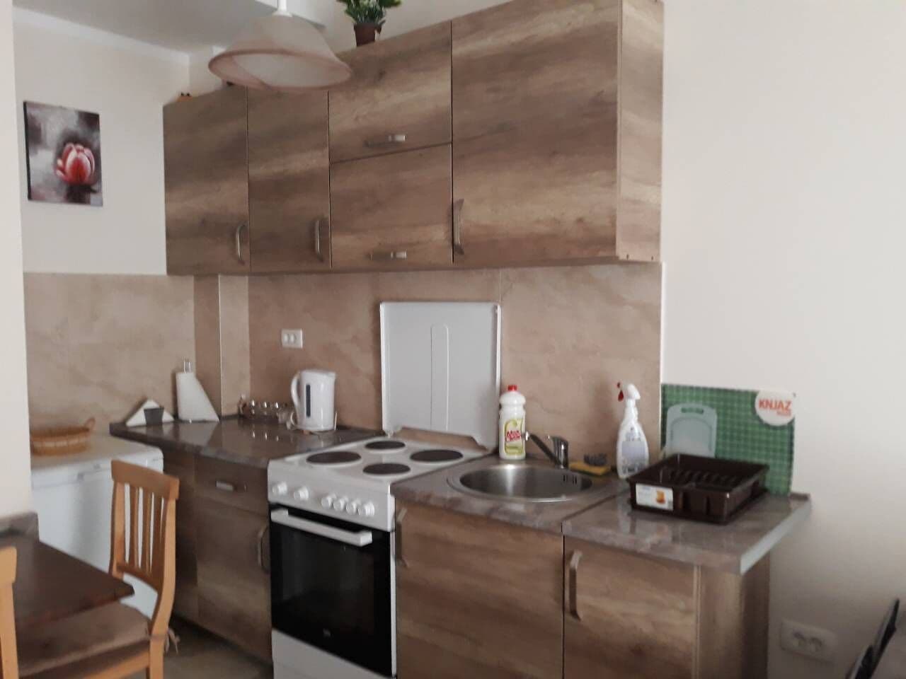 Kühlschrank, Herdplatte, Geschirrspüler, Toaster