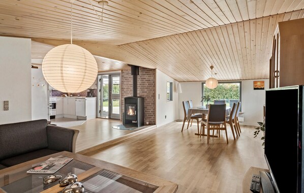 電視、壁爐、DVD 播放機、音響