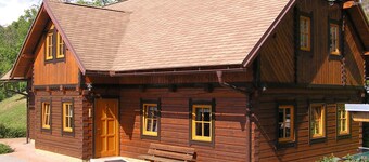 Neuwertiges casa di legno in Paradiso Boemo