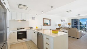 Fridge, oven, dishwasher, toaster