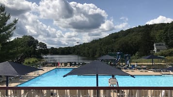 Indoor pool, outdoor pool