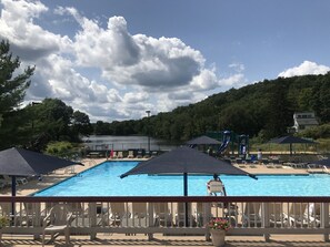 Indoor pool, outdoor pool