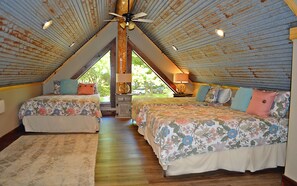 4 bedrooms, iron/ironing board, travel cot, free WiFi