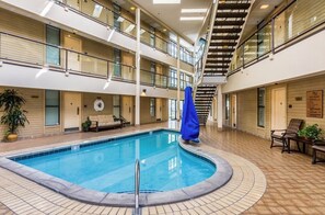 Indoor pool, outdoor pool