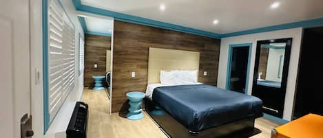 Suíte família, 2 quartos | Quartos à prova de som, Wi-Fi de cortesia, roupa de cama