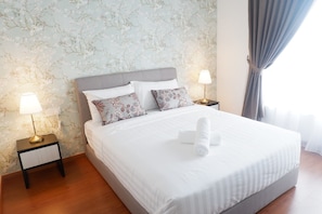 3 chambres, fer et planche à repasser, Wi-Fi gratuit