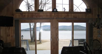 Waterfront Home on the Beach. Ossipee Lake