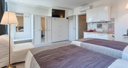 Studio de luxe dans le site historique, WiFi, terrasse vue mer