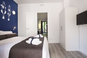 1 Schlafzimmer, Bügeleisen/Bügelbrett, kostenloses WLAN, Bettwäsche
