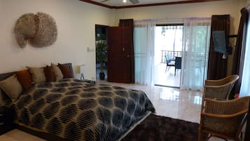 3 soverom, safe på rommet, strykejern/-brett og wi-fi (inkludert)