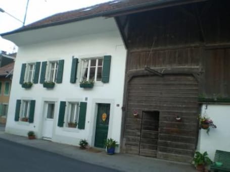 Exterior. Hermenches: Beautiful charming apartment in a house,