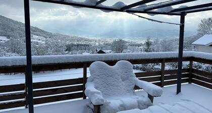 Alquiler chalet Cleurie con magníficas vistas sobre los valles de los Vosgos