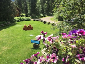 Property grounds - Natural Log Lodge in Mt. Robson Park Near Jasper National Park, Alberta (Velmont)