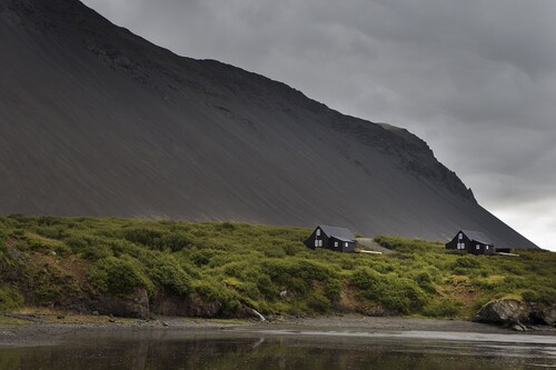 Traditional timber house by the sea 