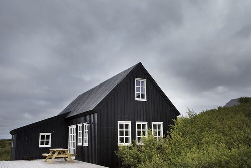 Traditional timber house by the sea 