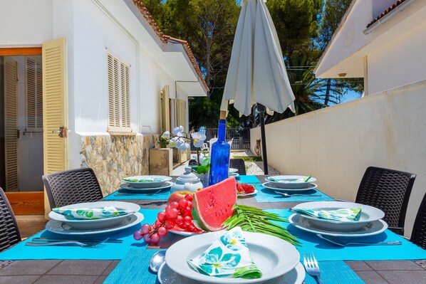 Restauration en plein air