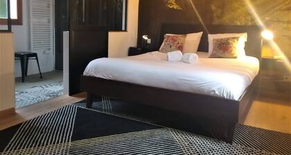 UN PETIT JARDIN EN VILLE et SON PARKING PRIVE