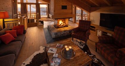 50m des pistes, Chalet luxueux avec plusieurs terrasses, ESF Ă 50 mĂštres Ă pied