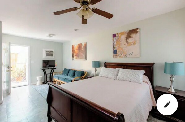 1 bedroom, iron/ironing board, travel crib, free WiFi