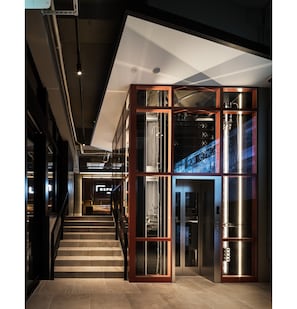 Front of property - evening/night