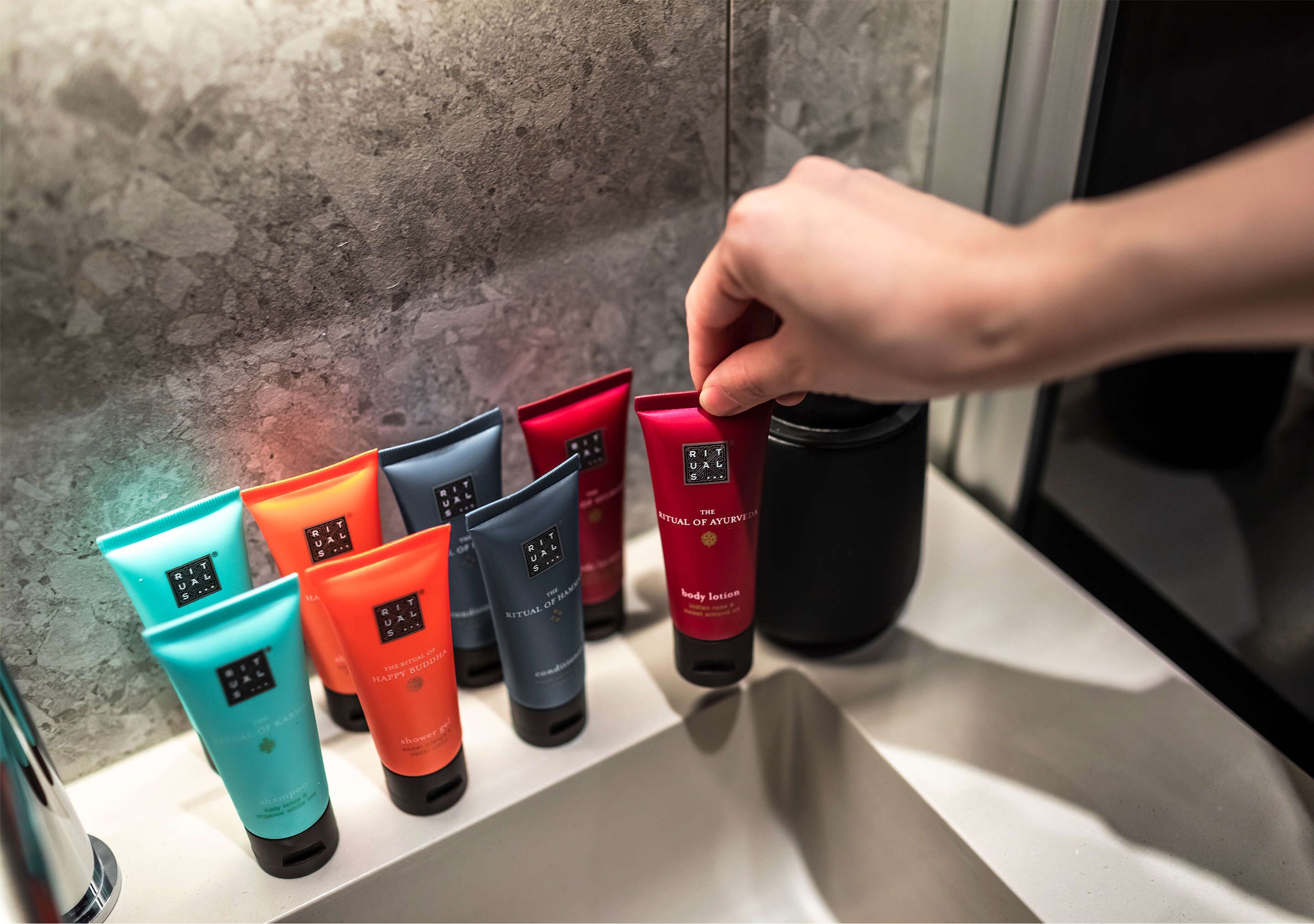 shower, free toiletries, hair dryer, bathrobes