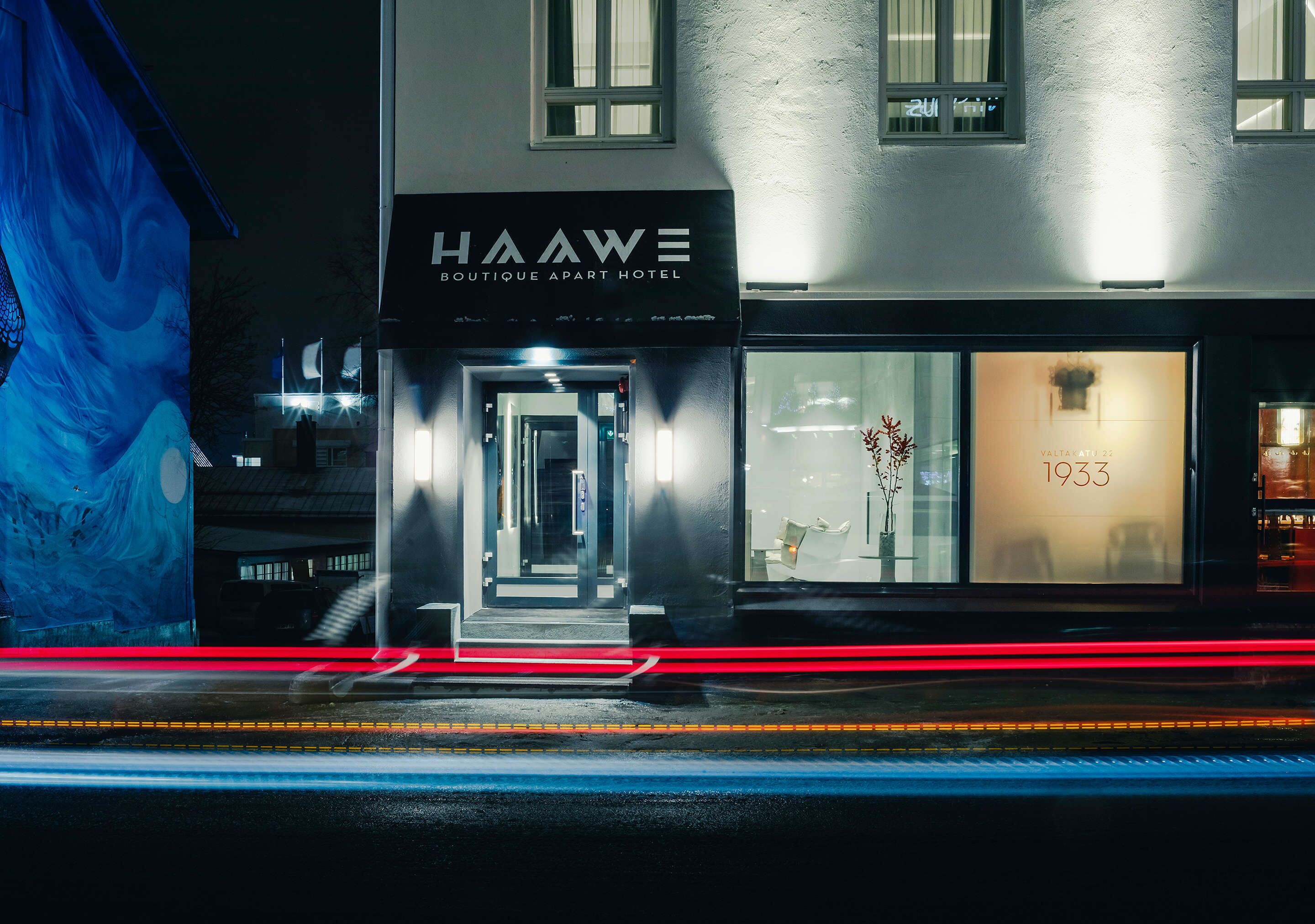 front of property – evening/night