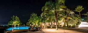 Panoramic Villa, 5 Bedrooms, Private Pool, Pool View | Terrace/patio - Villa Paradizo (Kalamata)