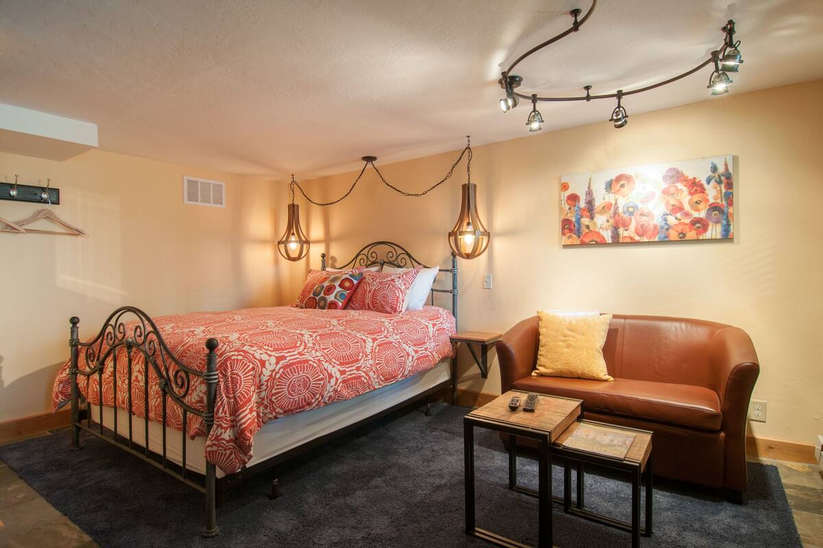 Egyptian cotton sheets, down duvets, memory-foam beds