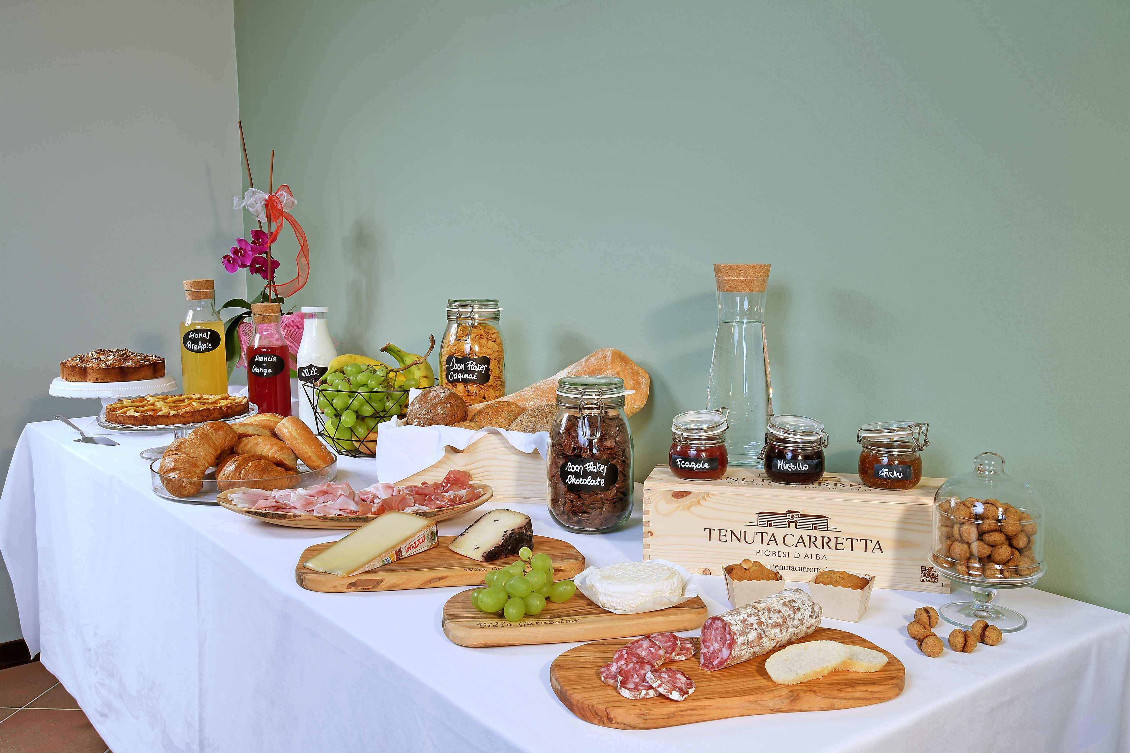 Petit déjeuner continental compris tous les jours