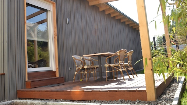 Chalet | Terrace/patio - Ferienparadies Mühlenbach (Soltau)