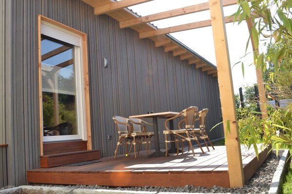 Alpehytte | Terrasse/gårdhave