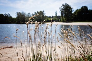 Privat strand i nærheden, snorkling