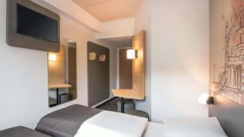 Bureau, chambres insonorisées, Wi-Fi gratuit, draps fournis