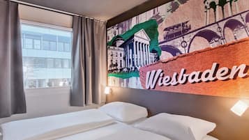 Doppelzimmer | Schreibtisch, Verdunkelungsvorhänge, schallisolierte Zimmer