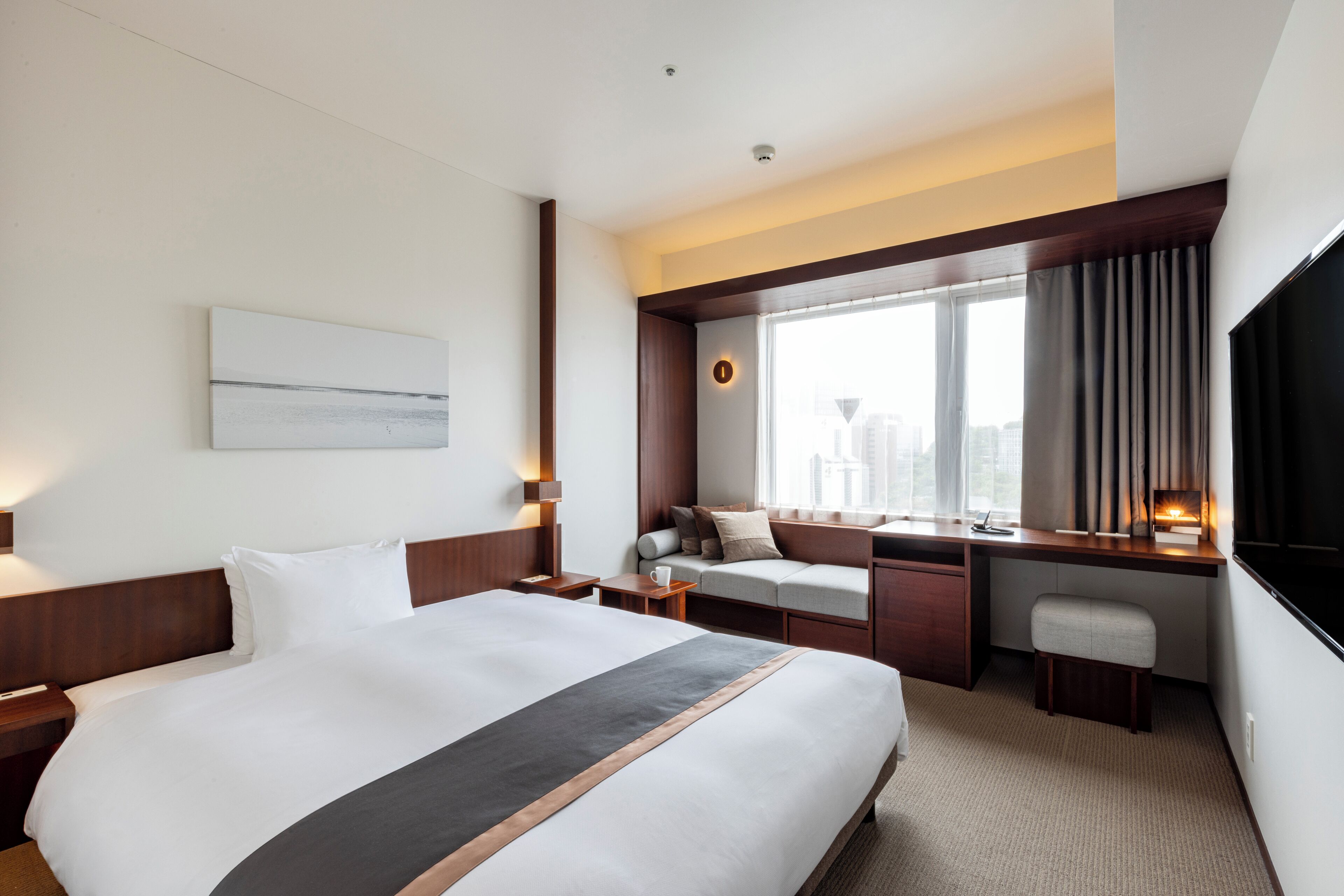 モデレートシングル(1名様利用) 禁煙 | 羽毛の掛け布団、セーフティボックス (室内)、遮光カーテン、WiFi (無料)