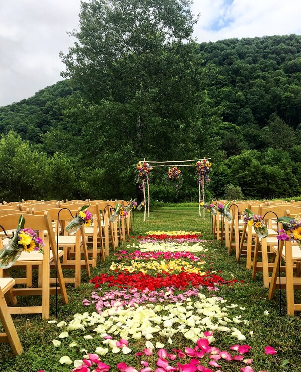 Área para banquetes al aire libre