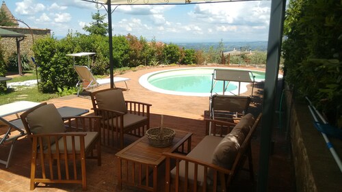 Rivalto: Toscana Florence Pisa: Villa with  garden and pool