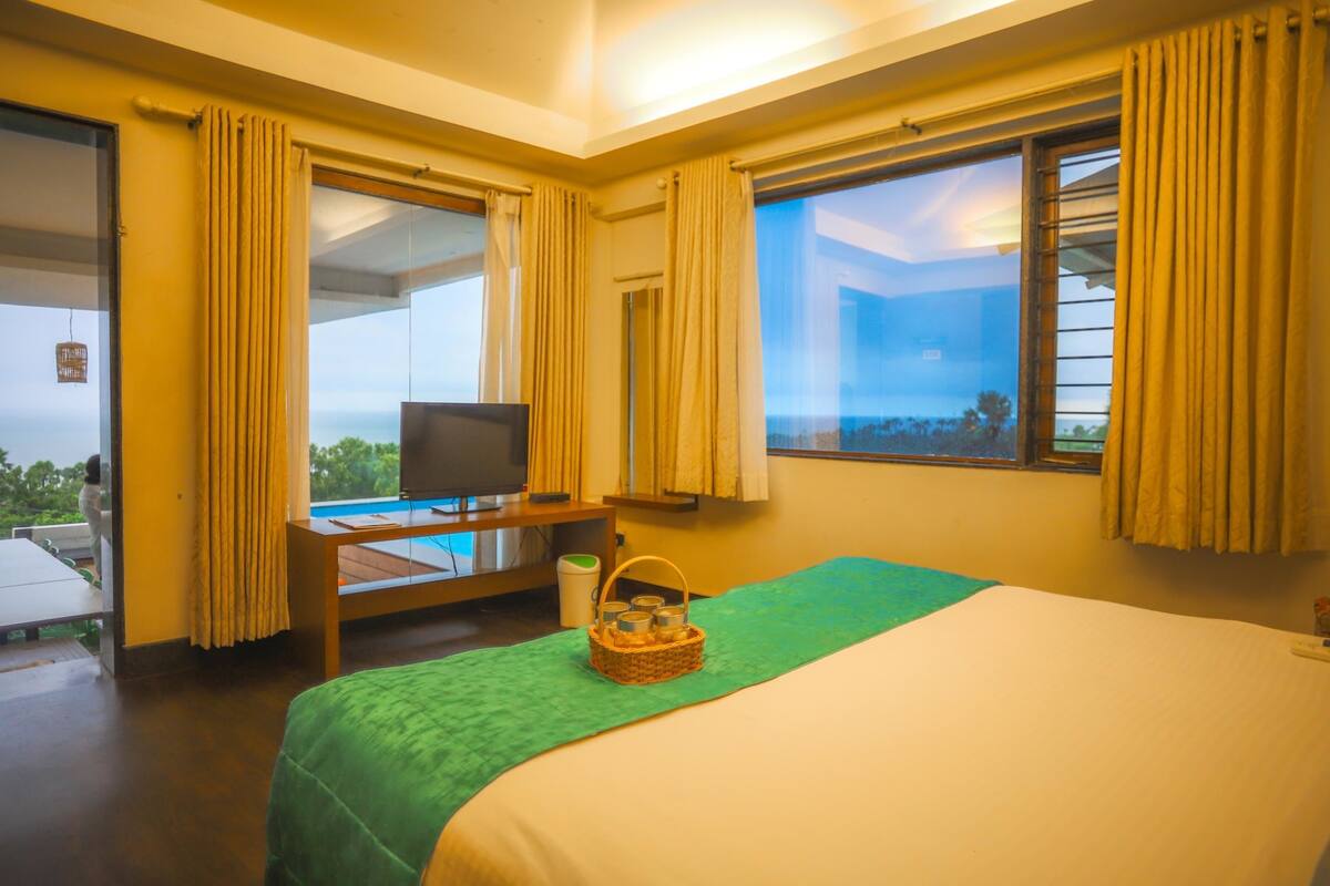 ห้องดีลักซ์สวีท | ผ้าม่านกันแสง, Wi-Fi ฟรี, ผ้าปูที่นอน