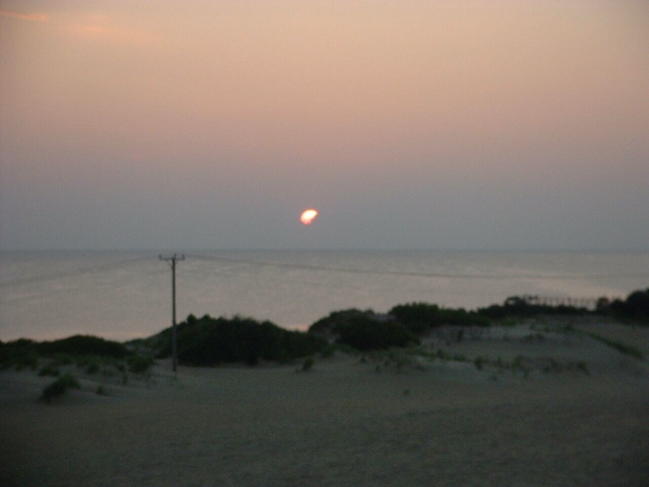 On the beach