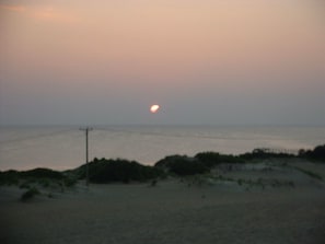 On the beach