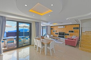 Villa, 4 Bedrooms | Living room | LCD TV - Villa Sunset (Kas)