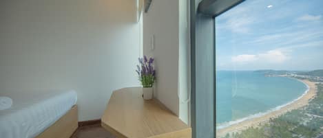 Superior Apartment, Partial Sea View | In-room safe, desk, blackout drapes, soundproofing