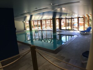 Indoor pool, a heated pool