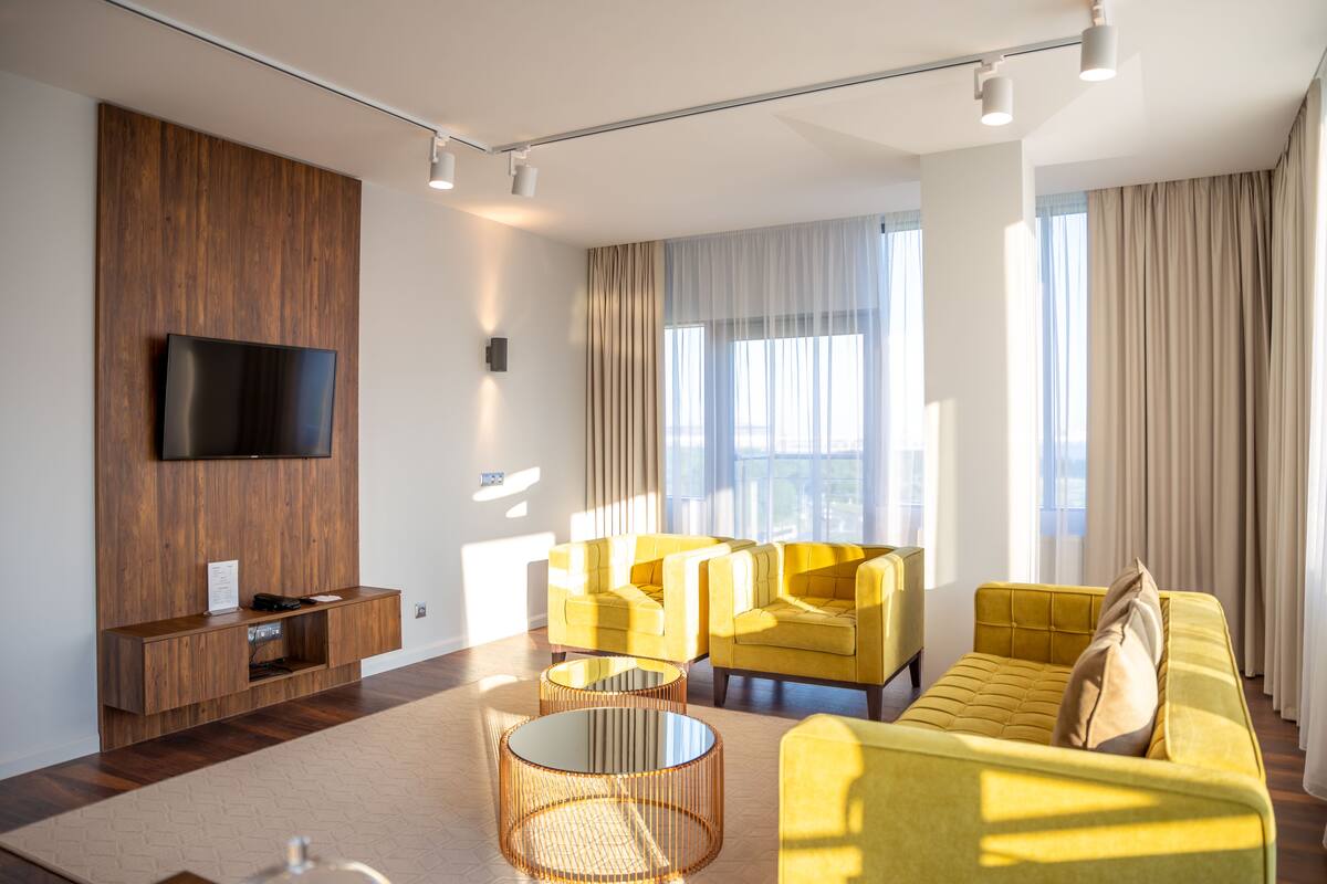 1 habitación, minibar, caja de seguridad en la habitación y escritorio