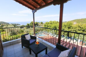 Balcony view - Angelina Studios (Skiathos)