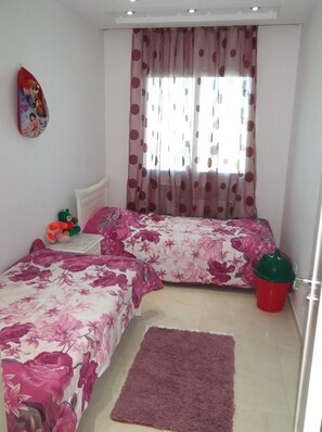 Deluxe Apartment, 2 Bedrooms, City View | 2 bedrooms, premium bedding, iron/ironing board, cots/infant beds - Rahma (Mahdia)