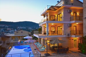 Front of property - evening/night - Vega Villa (Kas)