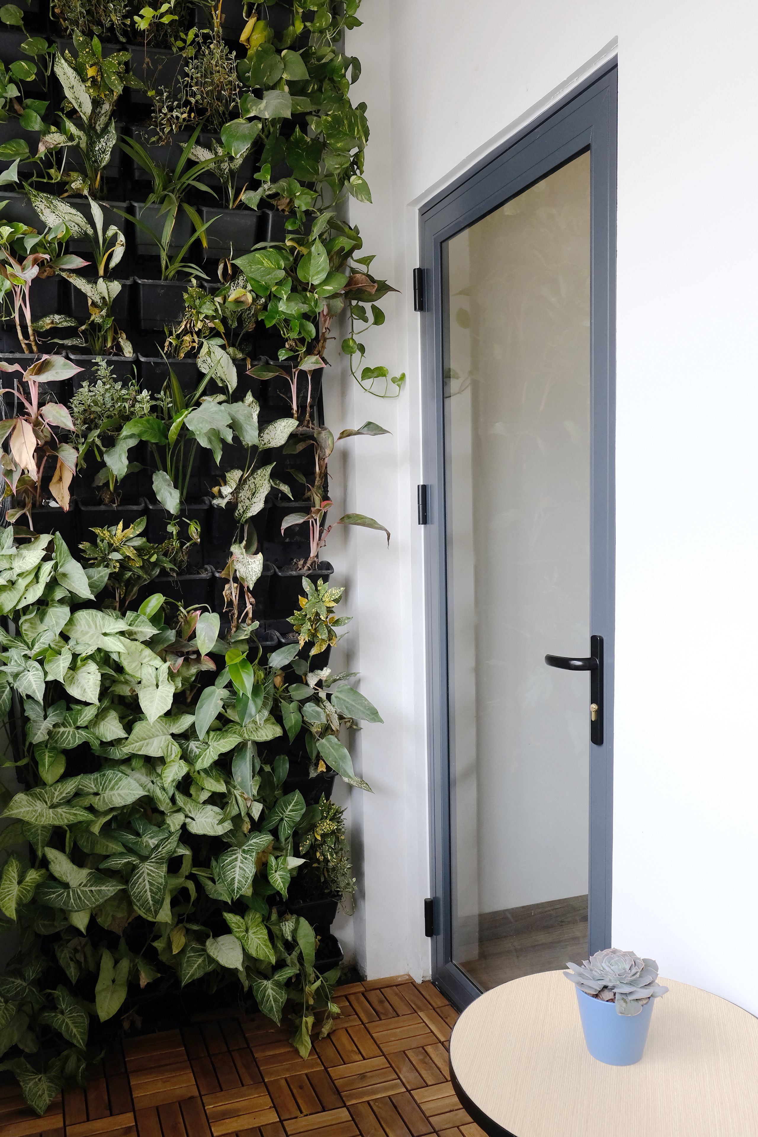 Estudio exclusivo, 1 cama Queen size y sofá cama, balcón, vista a la ciudad | Balcón