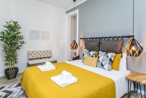 Appartement, 1 chambre (1D) | 1 chambre, fer et planche à repasser, lits bébé (gratuits)